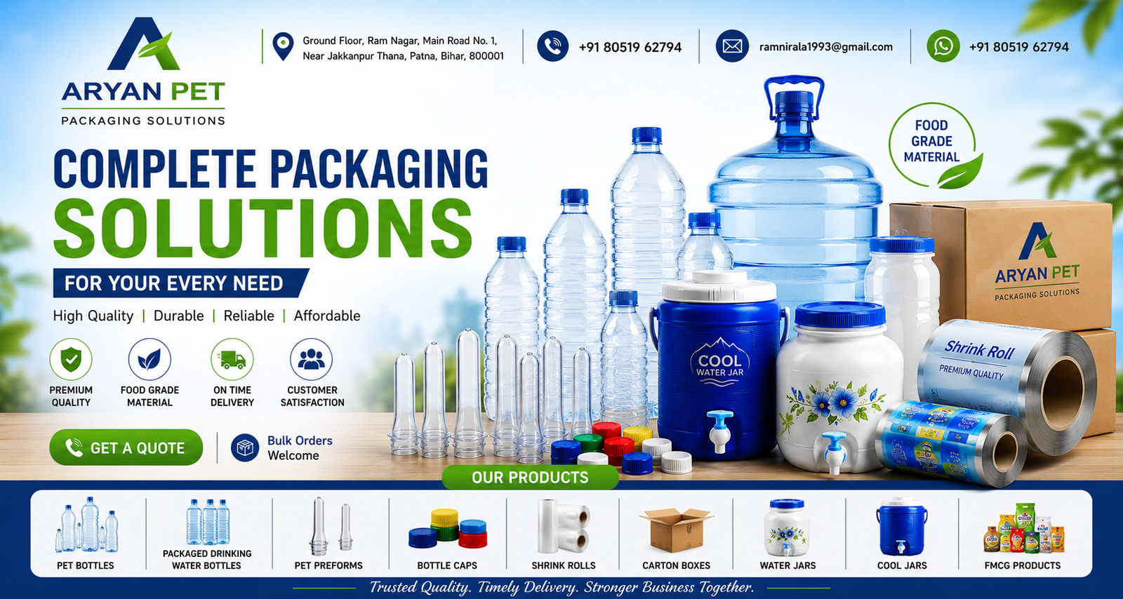 Precision PET Preforms & Packaging
